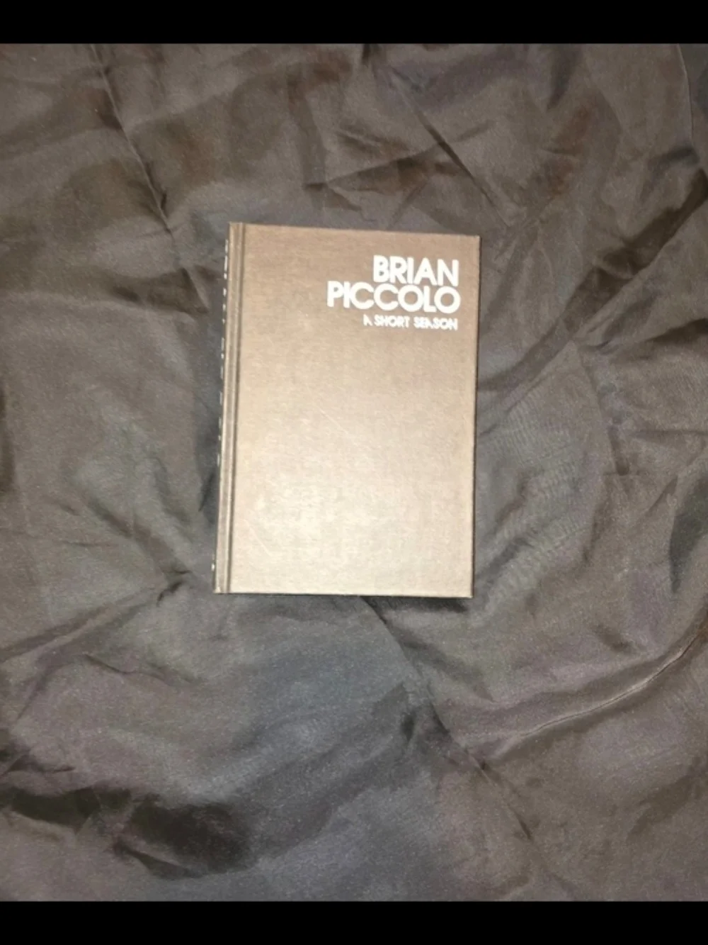 (2 For $20) Brian Piccolo A Short Season By Jeannie Morris Hardcover